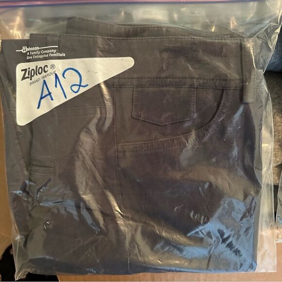 GUNEX for Brunello Cucinelli Blue Chino Pants Sz 6 Cotton Office Preppy Casual - Picture 15 of 15